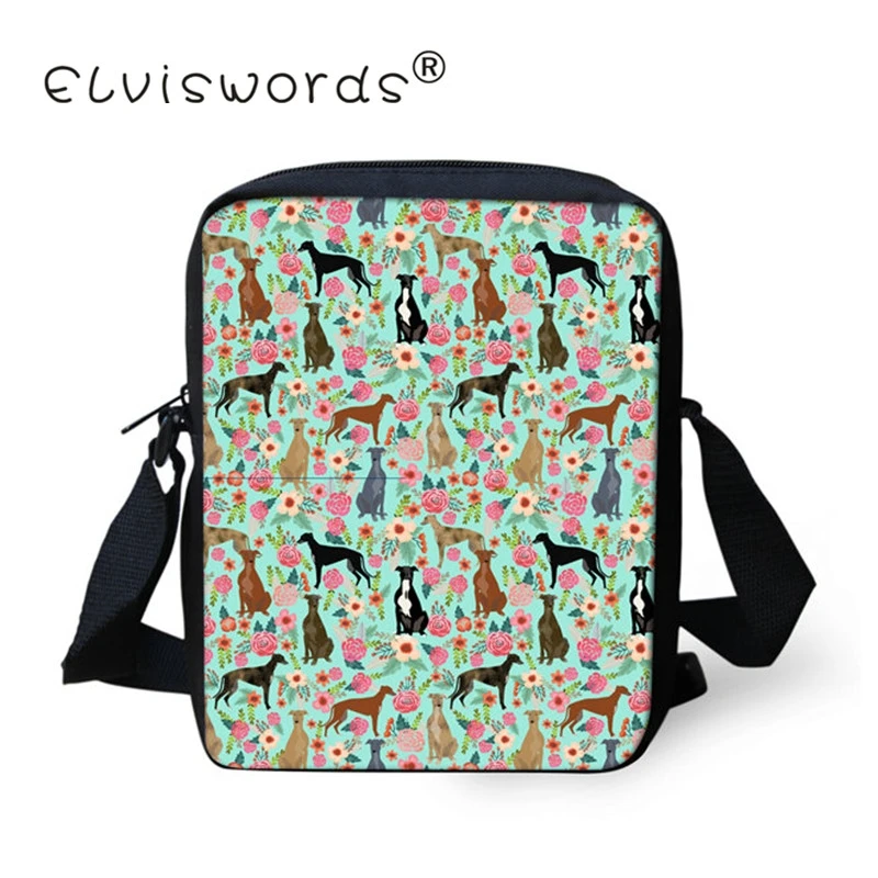 Женский кошелек ELVISWORDS через плечо Terrier Bull сумки на для домашних животных