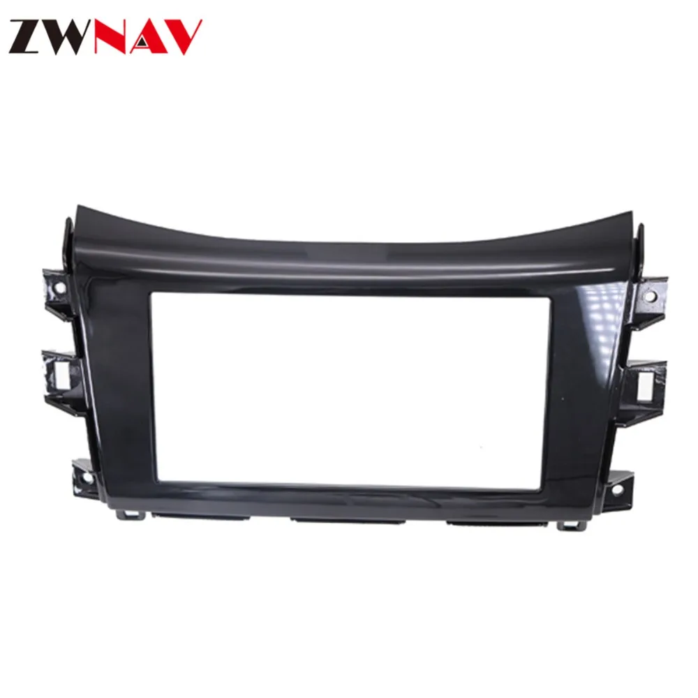 Автомобильный dvd-плеер рамка для NISSAN NP300 Navara 2014-2016/RENAULT Alaskan 2016 + Авто AC черный LHD RHD