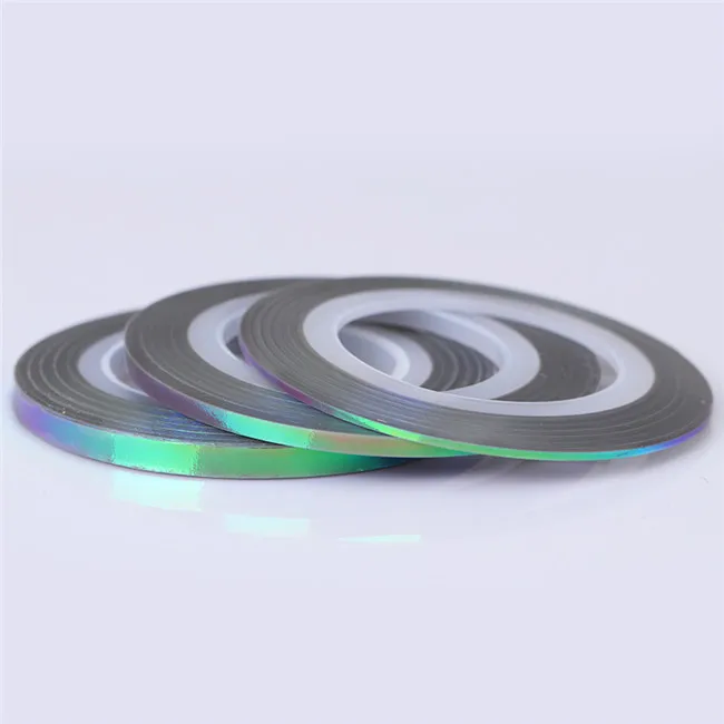 Gray 1mm 2mm 3mm 3 шт конфеты цвета полоски для ногтей линия 1 мм 2 мм 3 мм наклейки на ногти стикер дизайн ногтей перевод рисунка наклейка слайдер для ногтей - Цвет: Gray 1mm 2mm 3mm