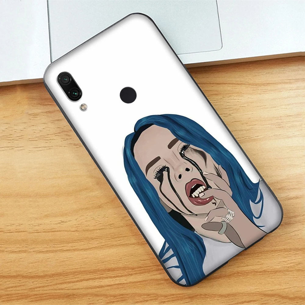 Billie eilish радужные глаза океана мягкий чехол для Xiaomi Redmi Note 7 4 4X6 Pro 5 Plus 5A 6A Go S2 - Цвет: 10
