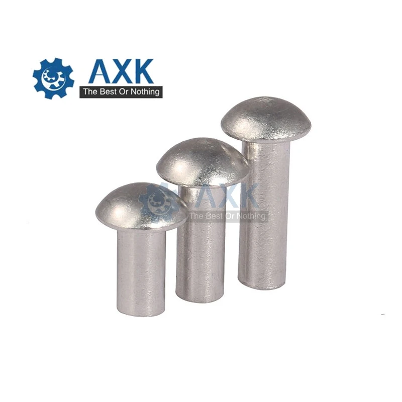 Заклепки гайки алюминиевые 50 шт из алюминиевого сплава M3 M4 M5 M6 плоские найдены