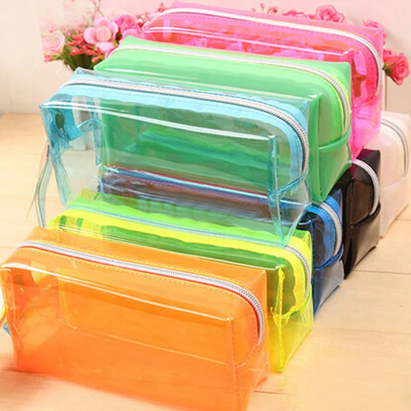 

Cute L Size Zipper Pencil Case Pouch Office School Home Writing Pen Supplies Stationery Holiday Birthday Gift Kid Prize