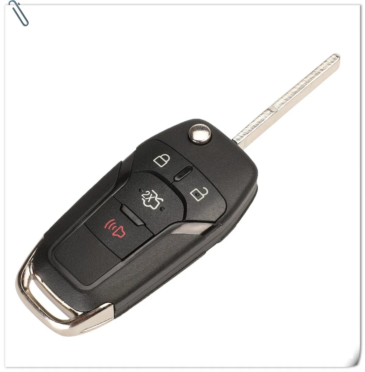 Jingyuqin умный пульт дистанционного управления флип-ключ 315 МГц для Ford Fusion 2013- N5F-A08TAA ID49 бесключевая запись Fob 4 кнопки