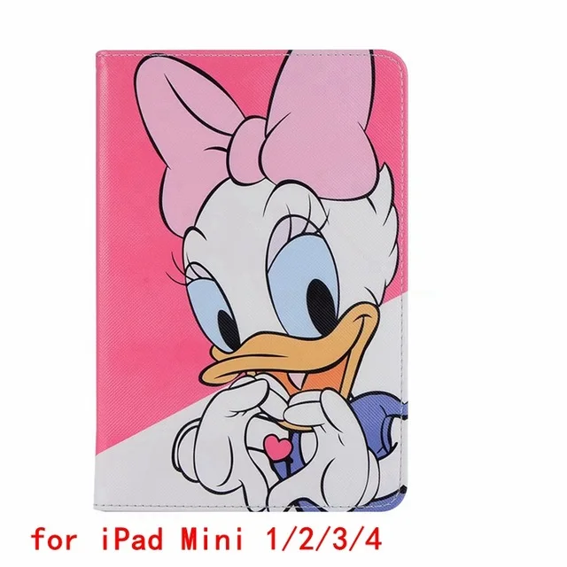 Чехол с милой девочкой мышкой маргариткой для ipad Mini 4321 кожаный силиконовый мягкий чехол для ipad Air/Air2 Pro ipad / чехол - Цвет: Daisy for mini 1234