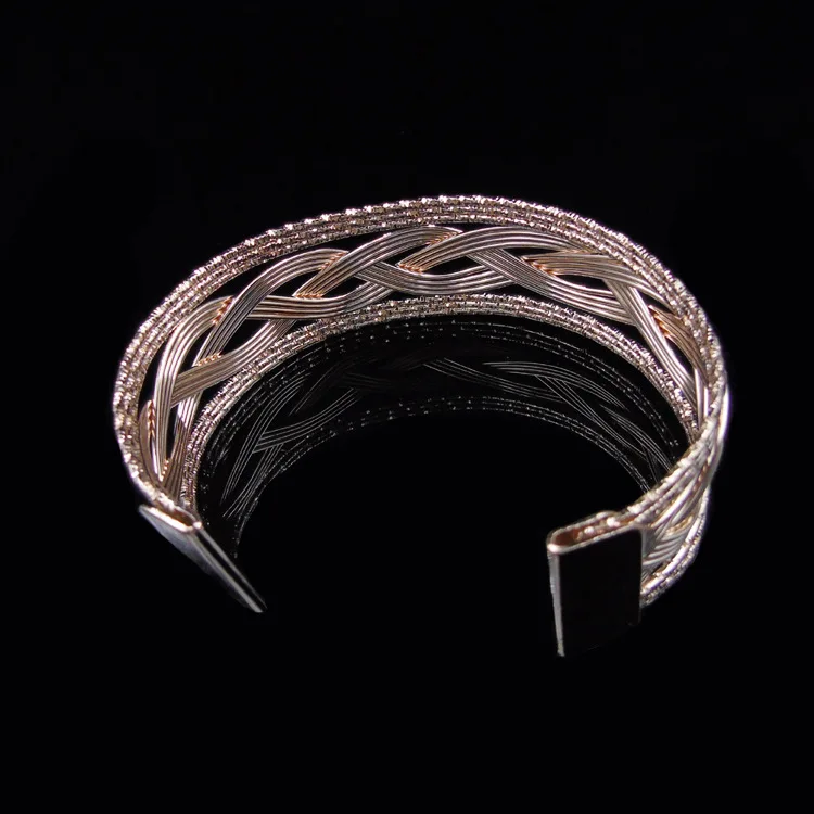 Silver plated exquisite luxury gorgeous fashion open bangle bracelet hollow retro charm jewelry preferred birthday gift | Украшения и