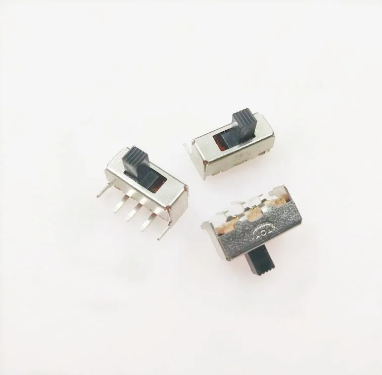50 шт. SS12F23 SS 12F23 SPDT 1P2T тумблер Скользящие переключатели 5PIN 3 + 2 90 градусов Длина