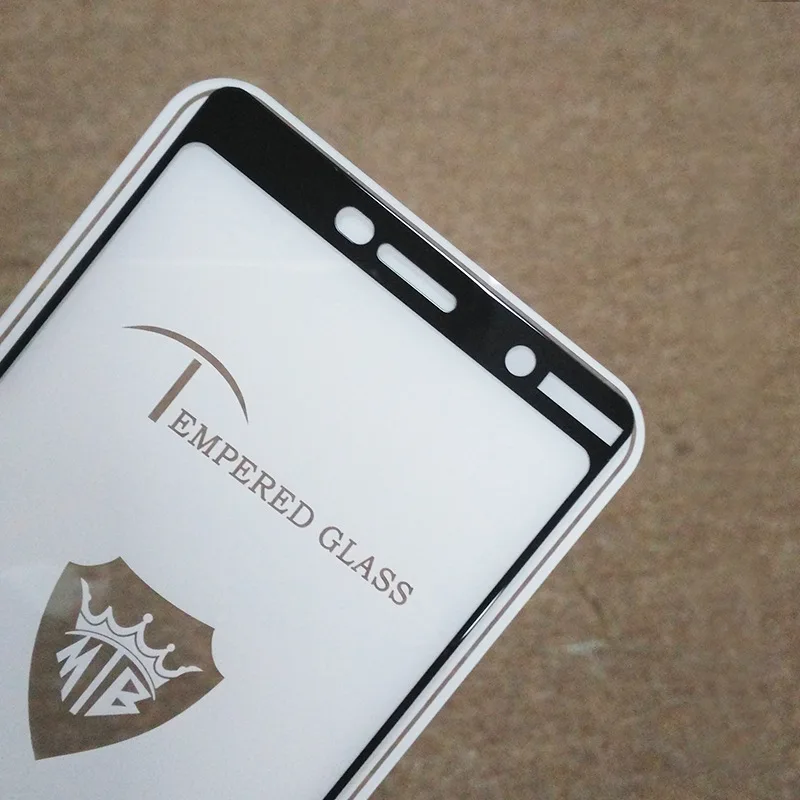 Клейкое закаленное стекло для полноэкранной панели NOKIA 8 защита от пыли микрофона