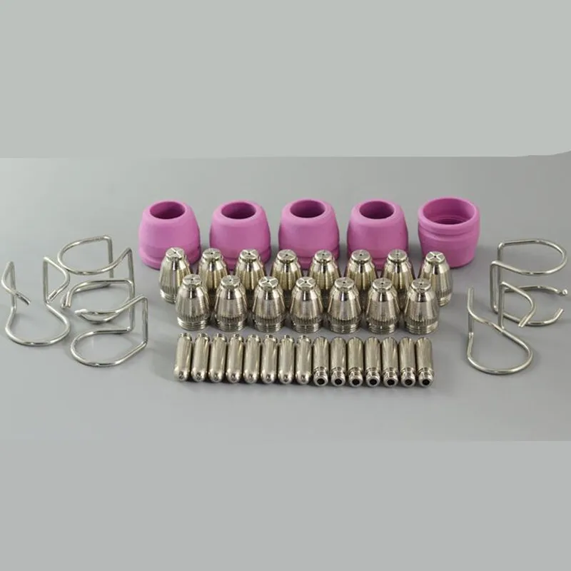 WSD-60P P60 Plasma Cutter Cutting Torch Pilot ARC Consumables KIT Tips 1.2mm 60Amp 40pcs | Инструменты