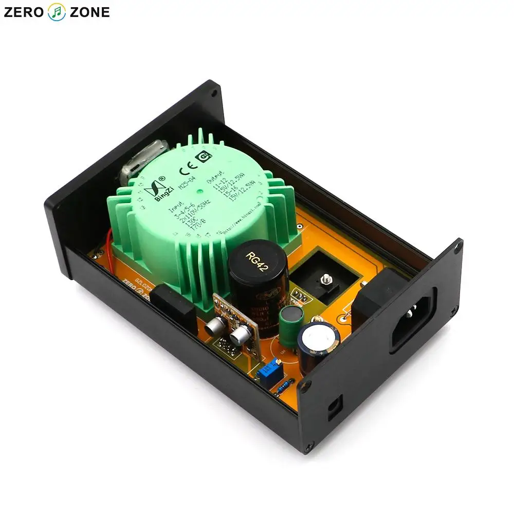 GZLOZONE новая версия 25 Вт полный отдел MOS Линейный источник питания HIFI LPS PSU + экран