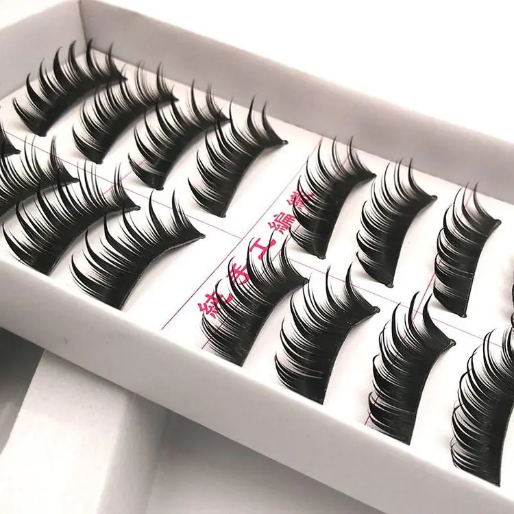 1 \ 10 пар ручной работы прозрачные ресницы накладные 3D ресницы|fake eyelashes|false eyelashes3d