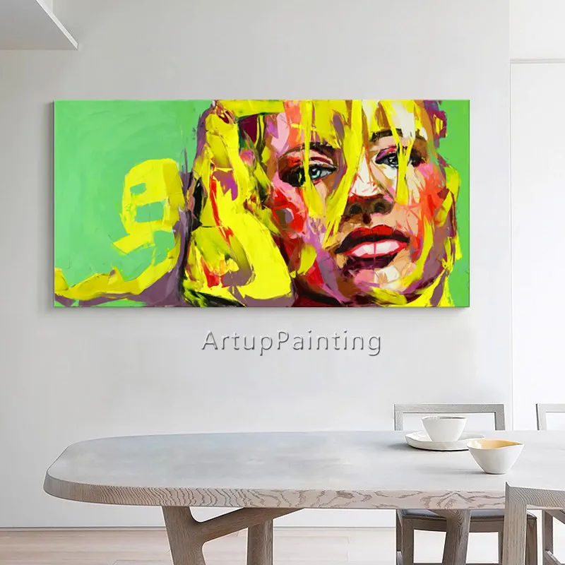 Франсуаза Nielly холст живопись палитра нож лицо картина маслом настенные художественные картины для гостиной домашний декор caudros decoracion