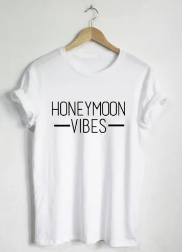 Футболка для медового месяца vibes модная футболка унисекс moletom do tumblr повседневные