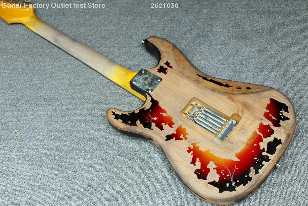 Custom shop Ограниченная серия Masterbuilt srv stevie ray vaughan электрическая гитара с мягкой