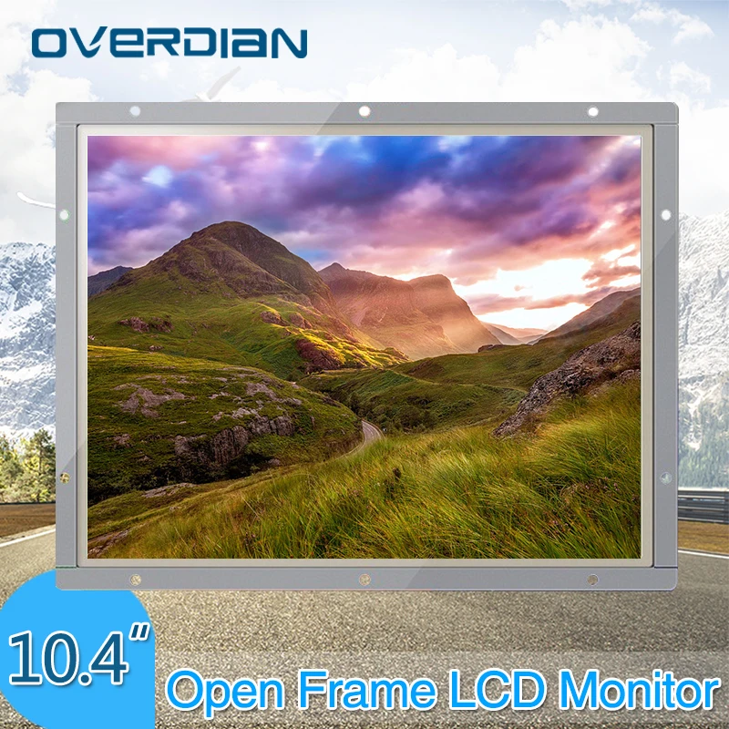 10/10. 4 &quotпромышленный контроль Lcd Сопротивление сенсорный экран монитор VGA/USB/DVI