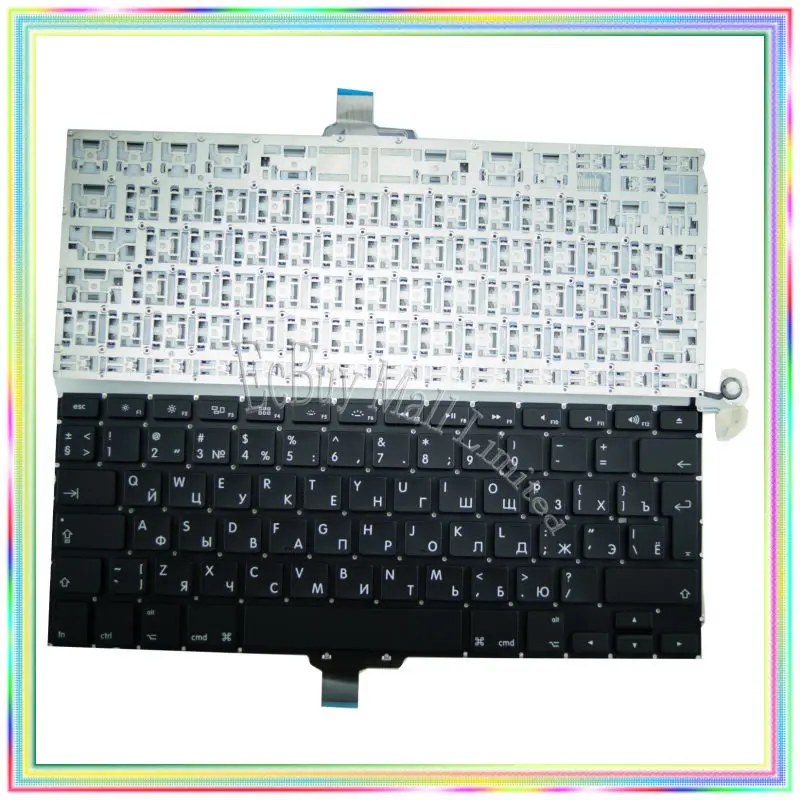 Совершенно новая Русская клавиатура RU без подсветки для Macbook Pro 13 3 дюйма A1278 2009 2014