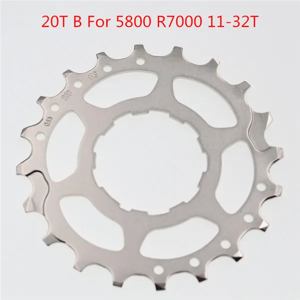 20T B for 5800 11-32 Shimano Ultegra 6800 кассета Звездочка CS-6800 R8000 5800 11 скоростей маховик запчасти замок Кольцо Звездочка колеса - Цвет: 20T B for 5800 11-32