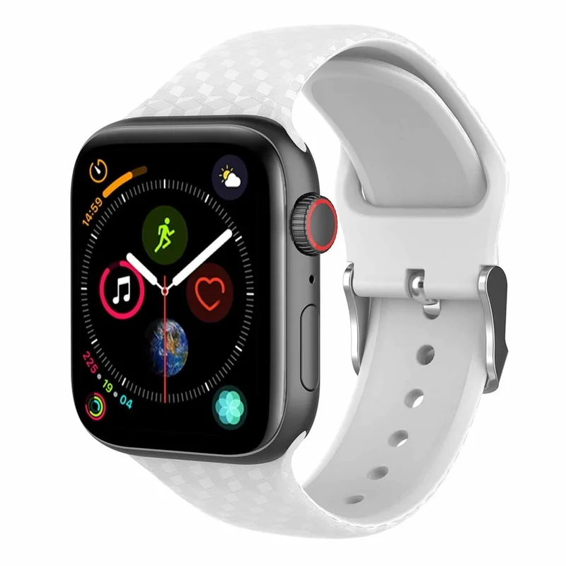 Ремешок силиконовый для Apple Watch Band 42 мм/38 мм спортивный браслет Iwatch 4 3 2 1 аксессуары