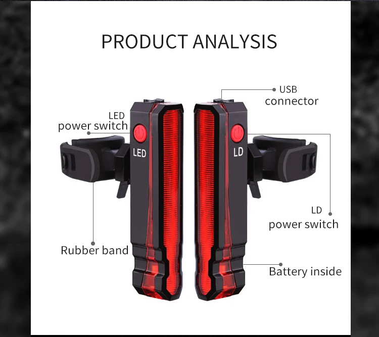 GIYO USB Перезаряжаемый задний светильник велосипедный предупреждающий световой сигнал велосипедный светодиодный задний светильник водонепроницаемый MTB дорожный велосипед задний светильник