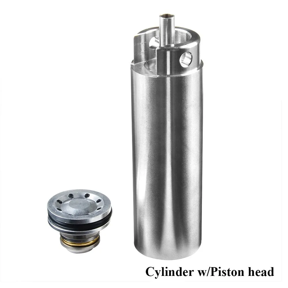 Cylinder and PD E SHS AEG Tune Up Kit CNC фрезерованная Нержавеющая Сталь цельный цилиндр Бесшумная головка поршня страйкбол Пейнтбол армейский охотничий аксессуар - Цвет: Cylinder and PD E