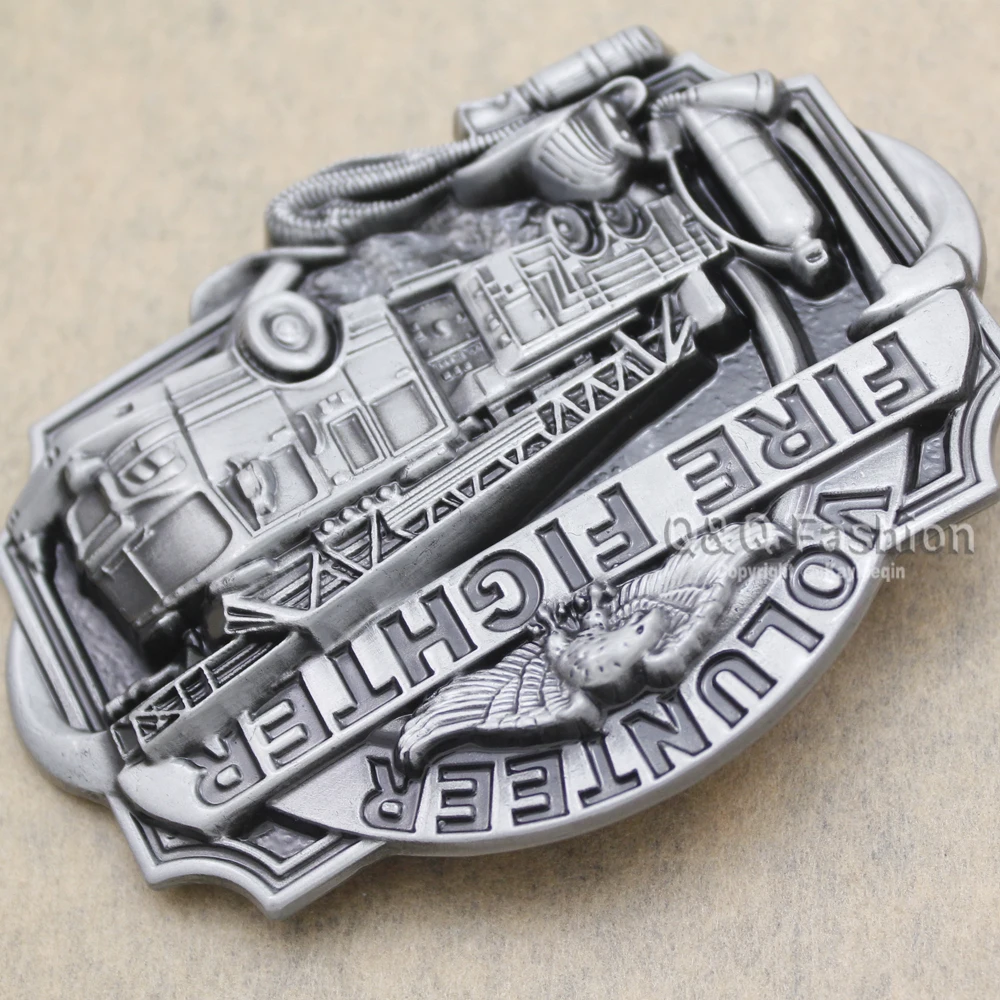 Пожарная машина волонтер Орел пожарный комплект Западная Посеребренная Пряжка