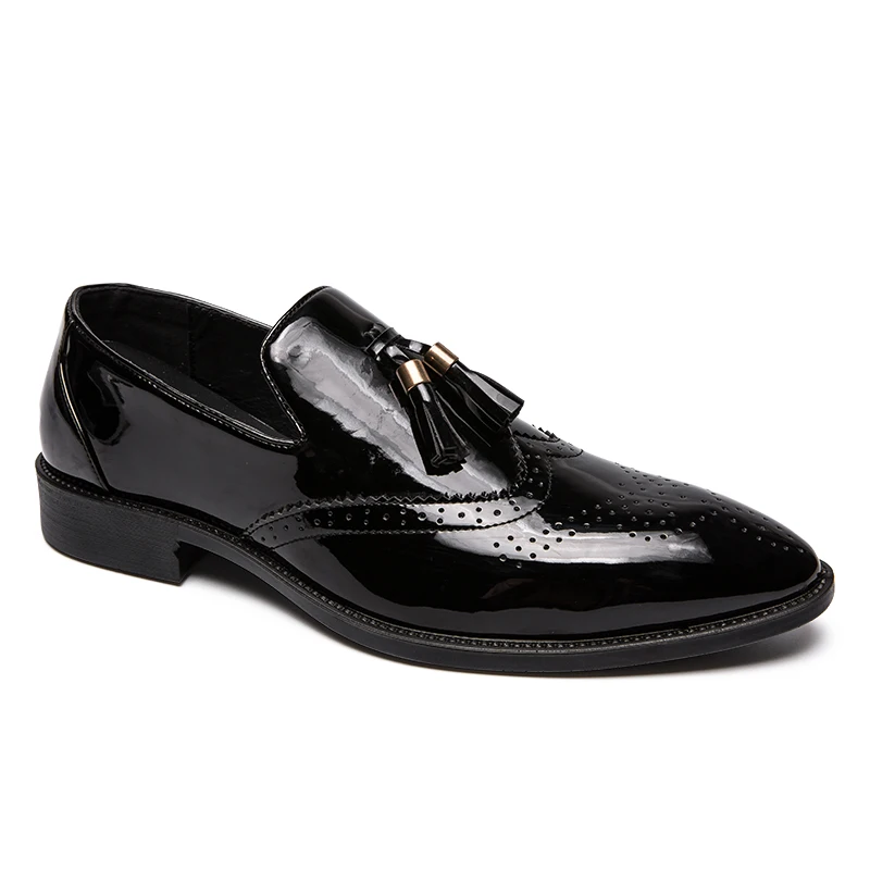 2019 New oxford shoes italian business Wedding men leather formal dress flats designer Moccasins Loafers | Обувь
