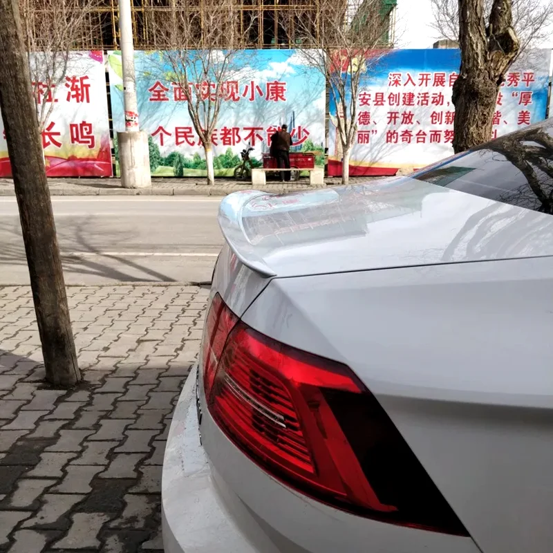 Для VFor VW Passat B7 2012-2015 спойлер высокого качества ABS Материал заднее крыло автомобиля