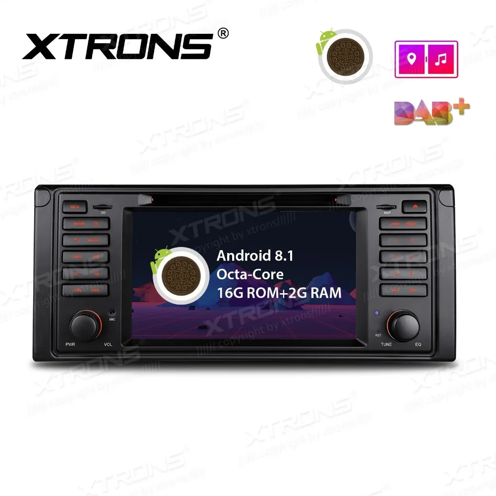 7 &quotAndroid 8 1 Восьмиядерный автомобильный DVD мультимедийный GPS радио для BMW E39 M5 1999 2003