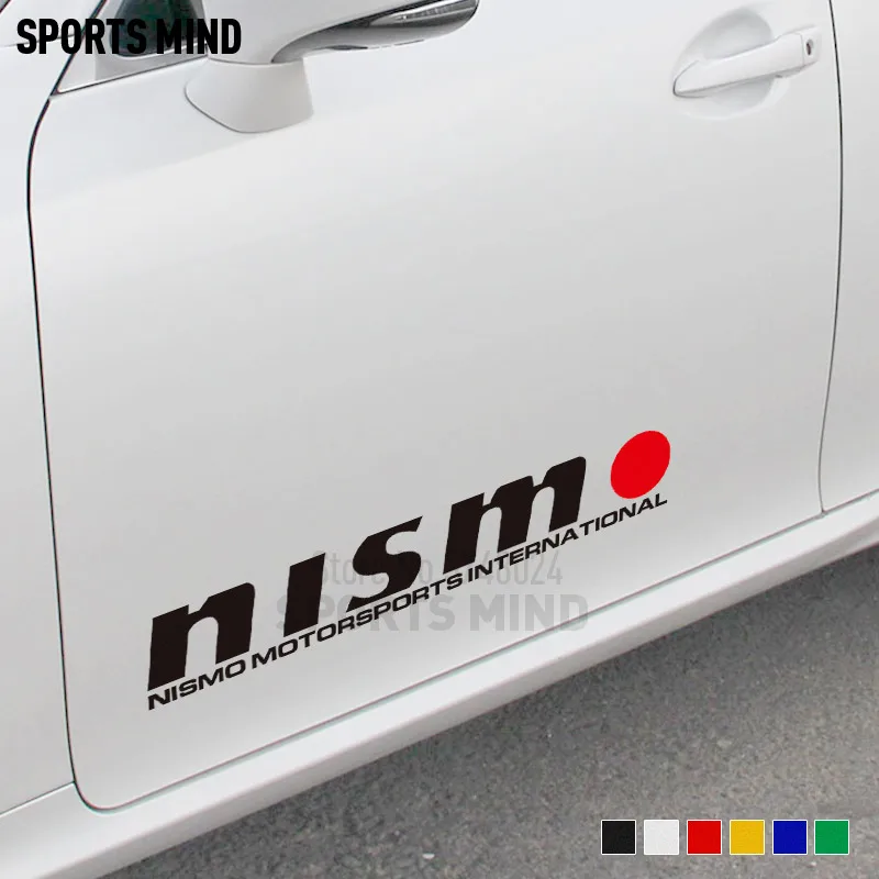 2 шт. автомобильные наклейки для Nissan NISMO Almera Tiida Qashqai Juke патруль X Trail Sentra Note