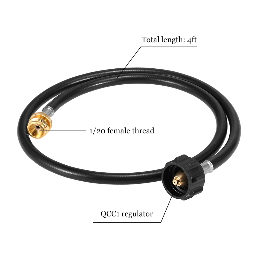 4 фута переходник для пропана шланг 1 LB до 20 конвертер замена безопасности QCC1/Type1