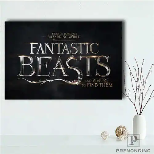 Изготовленный На Заказ fantastic_beasts (1) @ Печатный постер тканевый настенное