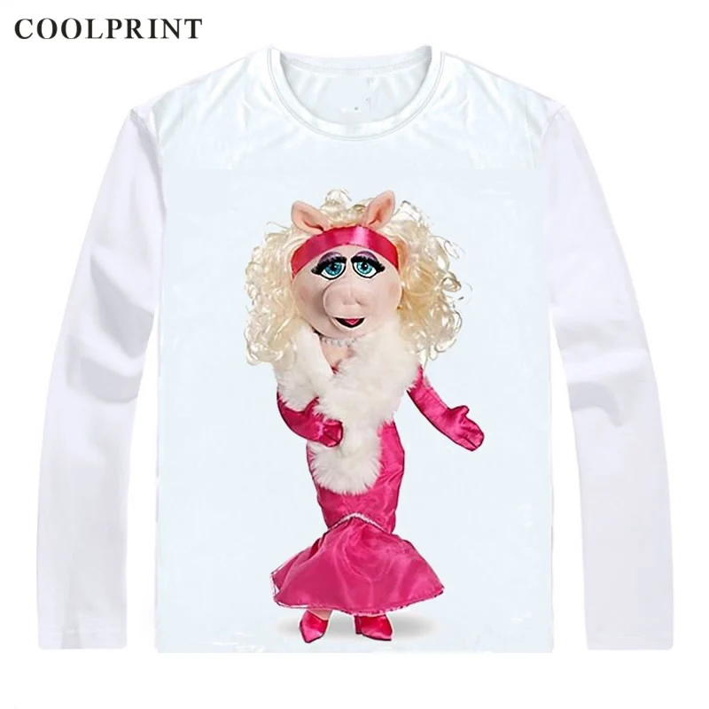 Style 9 Muppets/футболка; Miss Pig Statler And Waldorf; модная футболка; аниме; футболка на заказ; Повседневная Винтажная футболка с длинными рукавами и принтом - Цвет: Style 9