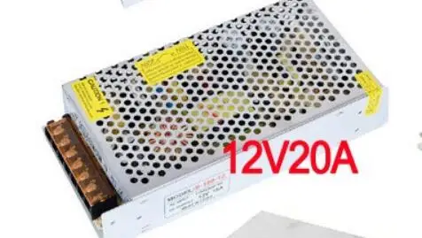 Трансформатор питания для светодиодных лент 110-220 В переменного тока в 12 2 А 3 5 10 20 30