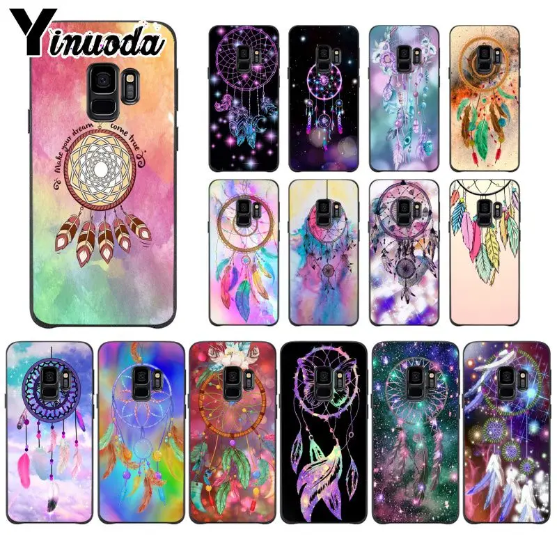 Yinuoda Ловец снов Мягкий Силиконовый ТПУ чехол для телефона GALAXY s5 s6 edge plus s7 s8 s9 |