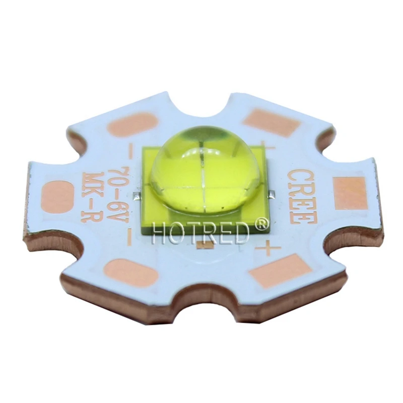 1 шт 5 шт. 10 ETI7070 6V 4 фишки 15 Вт светодиодный эмиттер заменить Cree MKR MCE XHP50 XHP70 холодный
