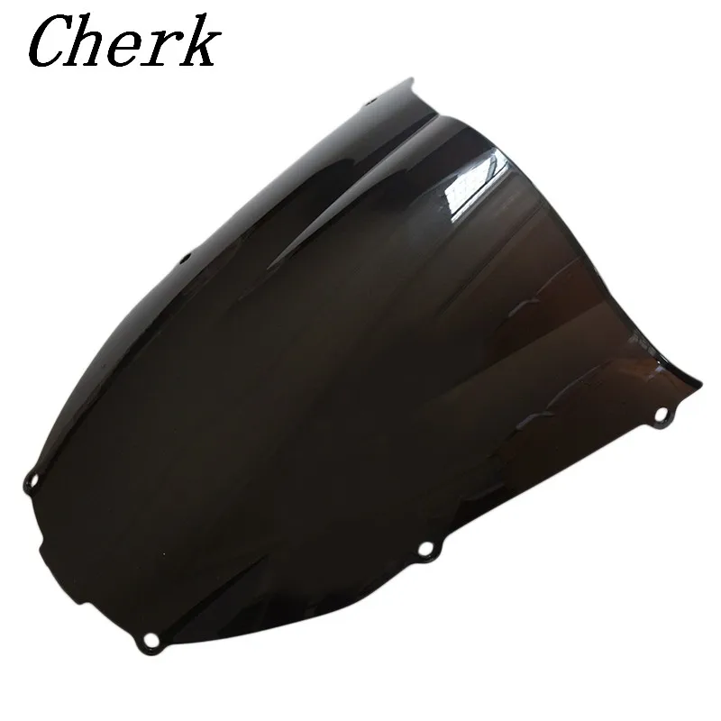 Мотоцикл черный ветровое стекло двойной пузырь для KAWASAKI Ninja ZX6R ZX636 2000-2002 00 01 02 |