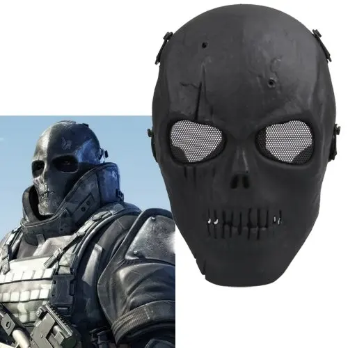 

HGHO-Airsoft Mask Skull Full Protective Mask Military - Black