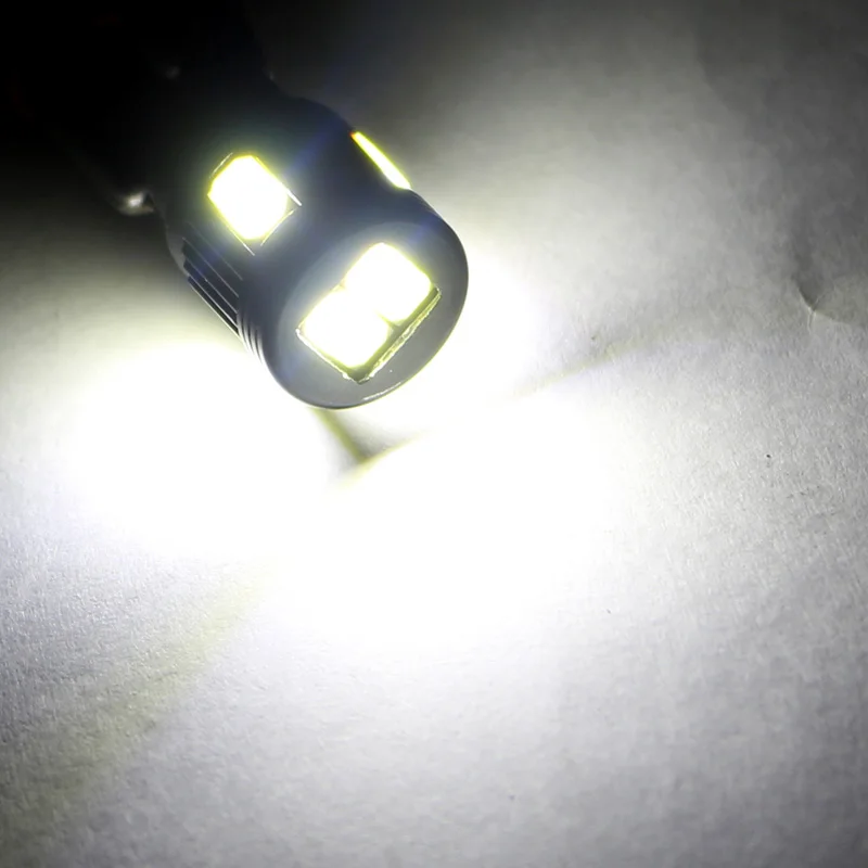 10 шт. T10 W5W Светодиодная лампа 5630 SMD 12В для освещения салона автомобиля Saab 9 3 5 93 95 9000