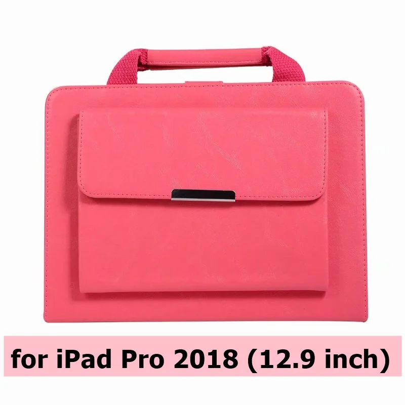 Hotpink B Чехол для iPad Pro 12,9,,,, чехол, пробуждение сна, умная кожаная сумка, мягкий чехол, для iPad Pro, 12,", Чехол, kimTHmall - Цвет: Hotpink B