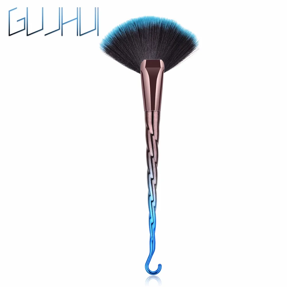 GUJHUI 10 шт Макияж Кисти Инструменты для красоты с обдувом яркие эксклюзивные кисти