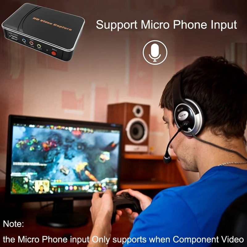 Оригинальная игровая коробка для видеозахвата Ezcap 280 HDMI YPbPr рекордер для Xbox PS3 PS4 ТВ Видео камера медицинские Эндоскопы видеозапись