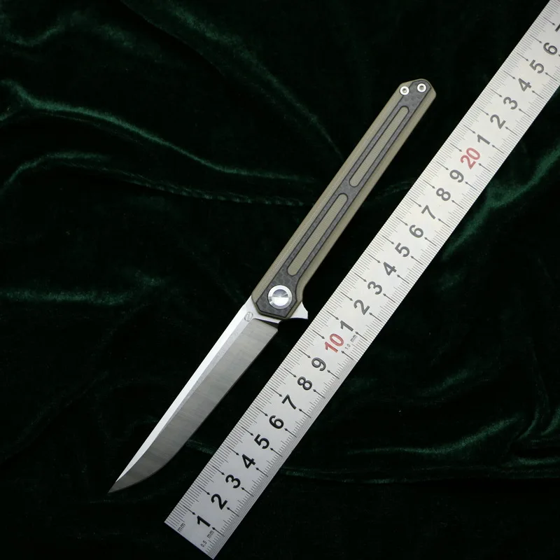 Складной нож LOVOCOO STEDEMON C06 Flipper клинок из стали 440C с ручкой G10 для кемпинга охоты