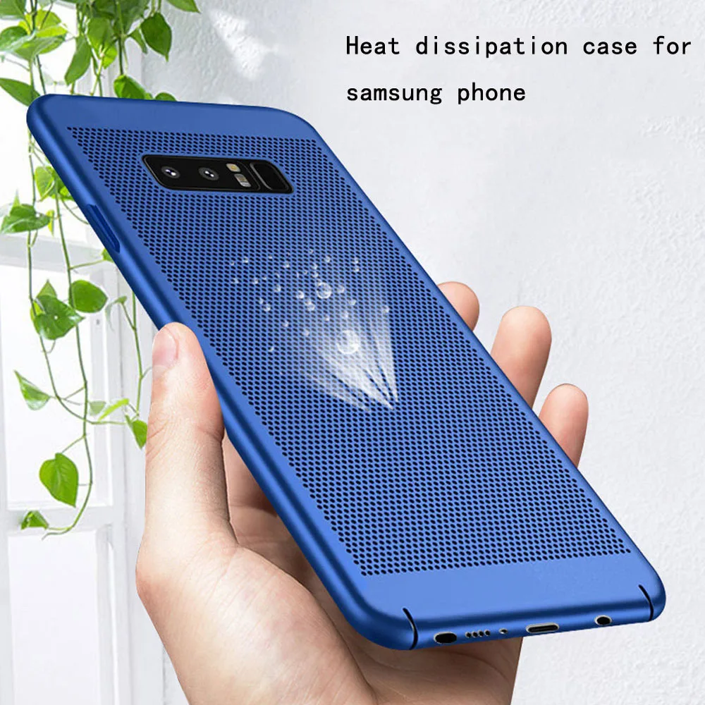Ультратонкий чехол для телефона samsung Galaxy S9 S8 S7 S6 Edge Plus прозрачный теплоотвод