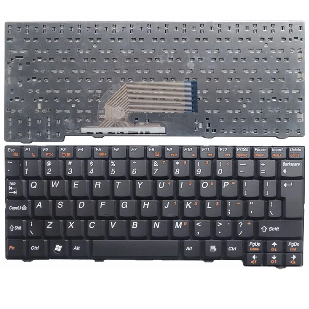 GZEELE новая английская клавиатура для Lenovo IdeaPad S10-2 S10-2C S10-3 S11 20027 черный белый цвет