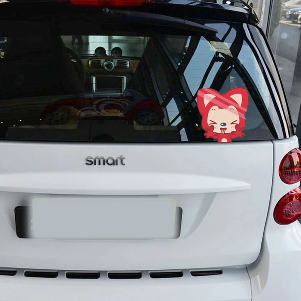 Алиавто Стайлинг мультфильм лиса хит автомобиль наклейка на окно и для Bmw Ford Focus Vw