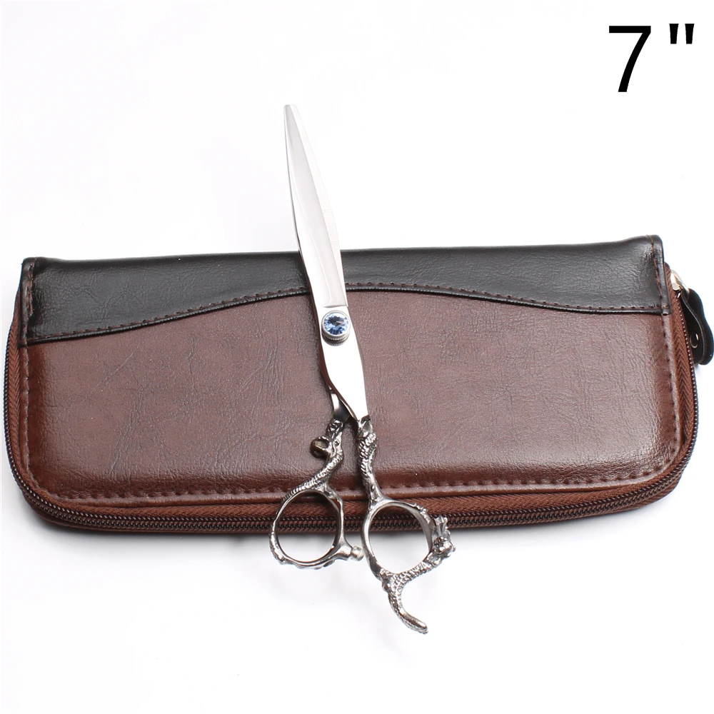 7 &quotJP 440C прямые ножницы филировочные парикмахерские Профессиональные ручка
