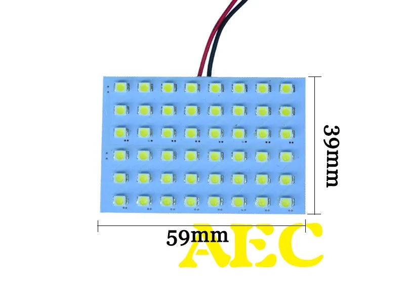 10 компл./лот купольная панель лампа 48 SMD 3528 1210 LED интерьер комнаты купол двери