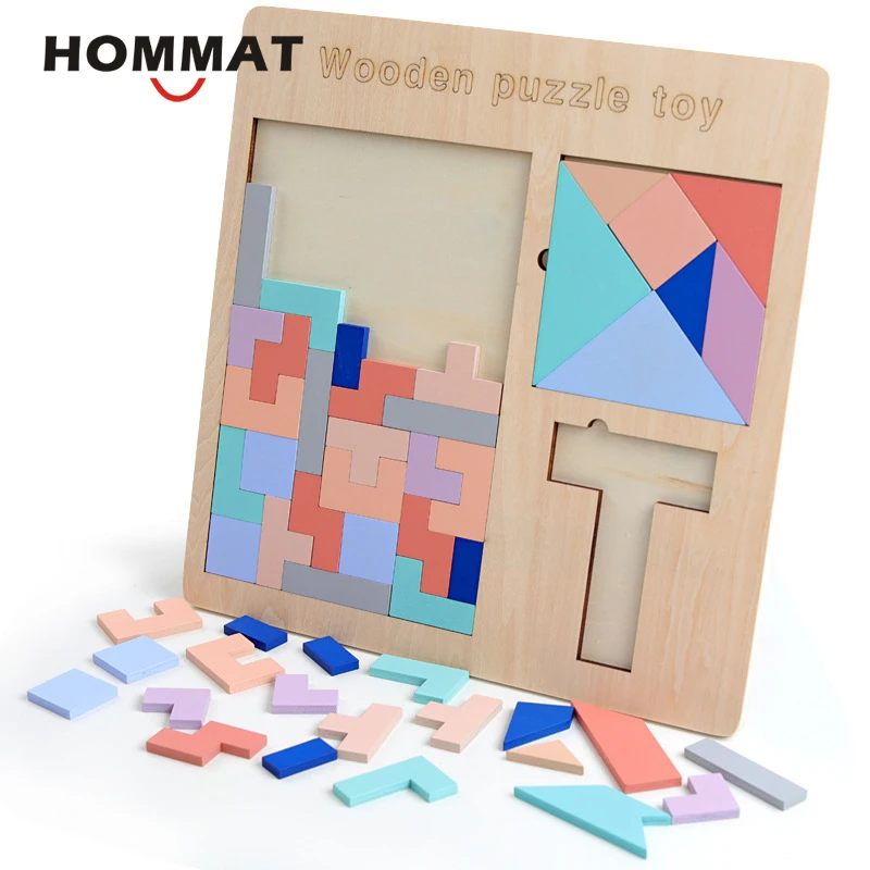 Деревянная игрушка пазл Hommat 30 см|Пазлы| |