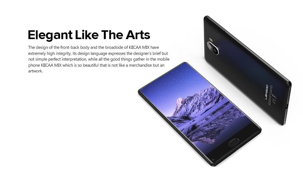 LEAGOO KIICAA MIX смартфон 5," дюймов Android 7,0 MTK6750T Восьмиядерный мобильный телефон 3 ГБ ОЗУ 32 Гб ПЗУ передний сотовый телефон с отпечатком пальца