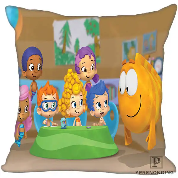 Square Pillowcases Заказная декоративная наволочка Bubble Guppies квадратная Наволочка на молнии лучший подарок(с одной стороны) 180516-23 - Цвет: Square Pillowcases