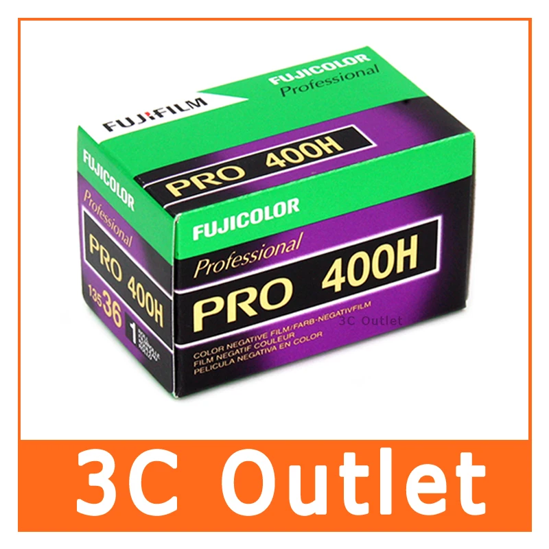 5 рулонов x Fujifilm Fujicolor Professional PRO 400H 135 цветная отрицательная рулонная пленка ISO 400 36